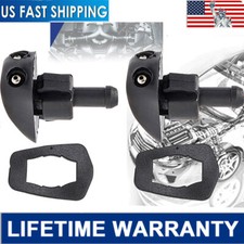 2X Universal Adjustable Windshield Washer Nozzle Sprinkler Wiper Water Spray Jet