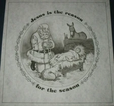 * TRI CHEM O 7398 JESUS IS THE REASON NATIVITY   Picture to paint TRICHEM