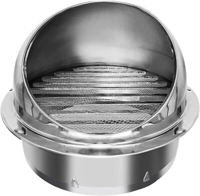 FICBXRA Air Dryer Vent Cover 3/4/6/8/10/12inch Round Exhaust Grill Ventilation Outlet