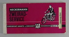 Scheckheft Neckermann Garelli Moped/Mofa 60er / 70er Jahre 