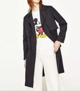 trench coat with checked lining