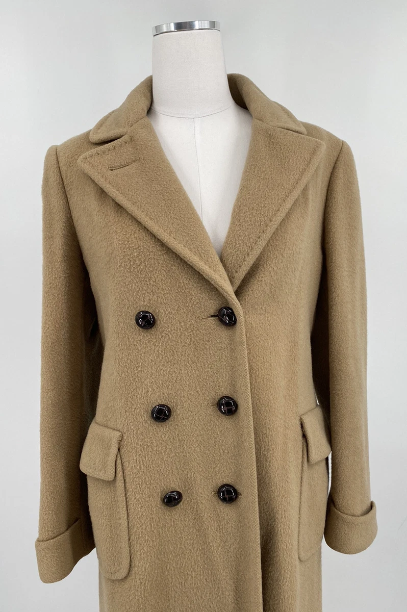 Womens tan wool best sale coat
