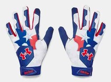 Under Armour Men's UA Clean Up Culture Baseball Batting Gloves 1378762-400 M