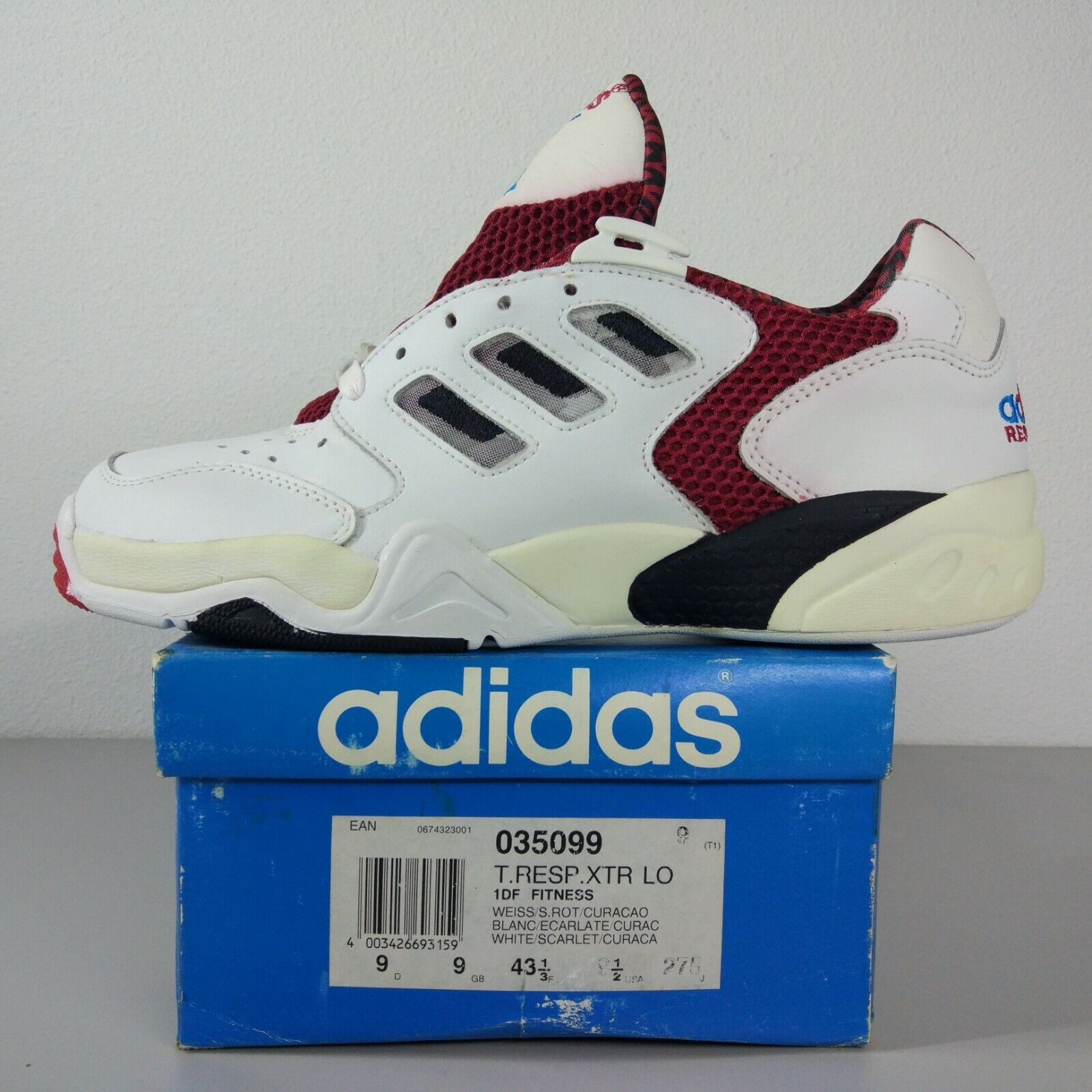 Adidas Torsion Response XTR Low 1994 US 9.5 9 Vintage ZX 8000 II |