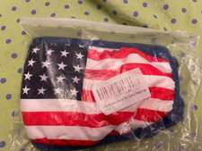 Reusable Washable Double Layer Cloth Face Masks SET OF 3 American Flag NEW