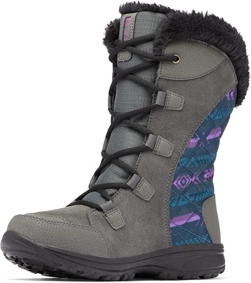 NEW Columbia Women's Ice Maiden 11 Grill Dark Lavender Snow Boots