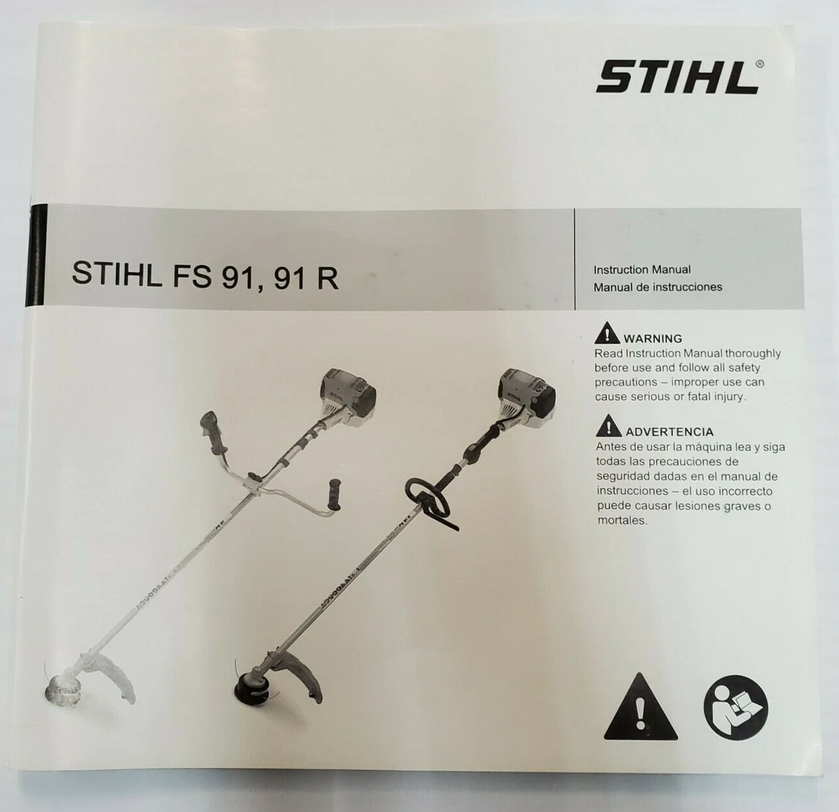 NEW OEM STIHL FS 91 FS-91 TRIMMER BRUSHCUTTER OWNER OPERATOR.