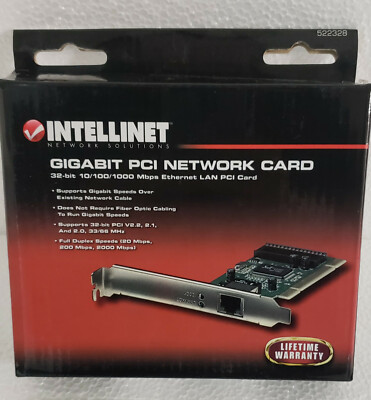 Intellinet Gigabit PCI Express Network Card 766623522533| eBay