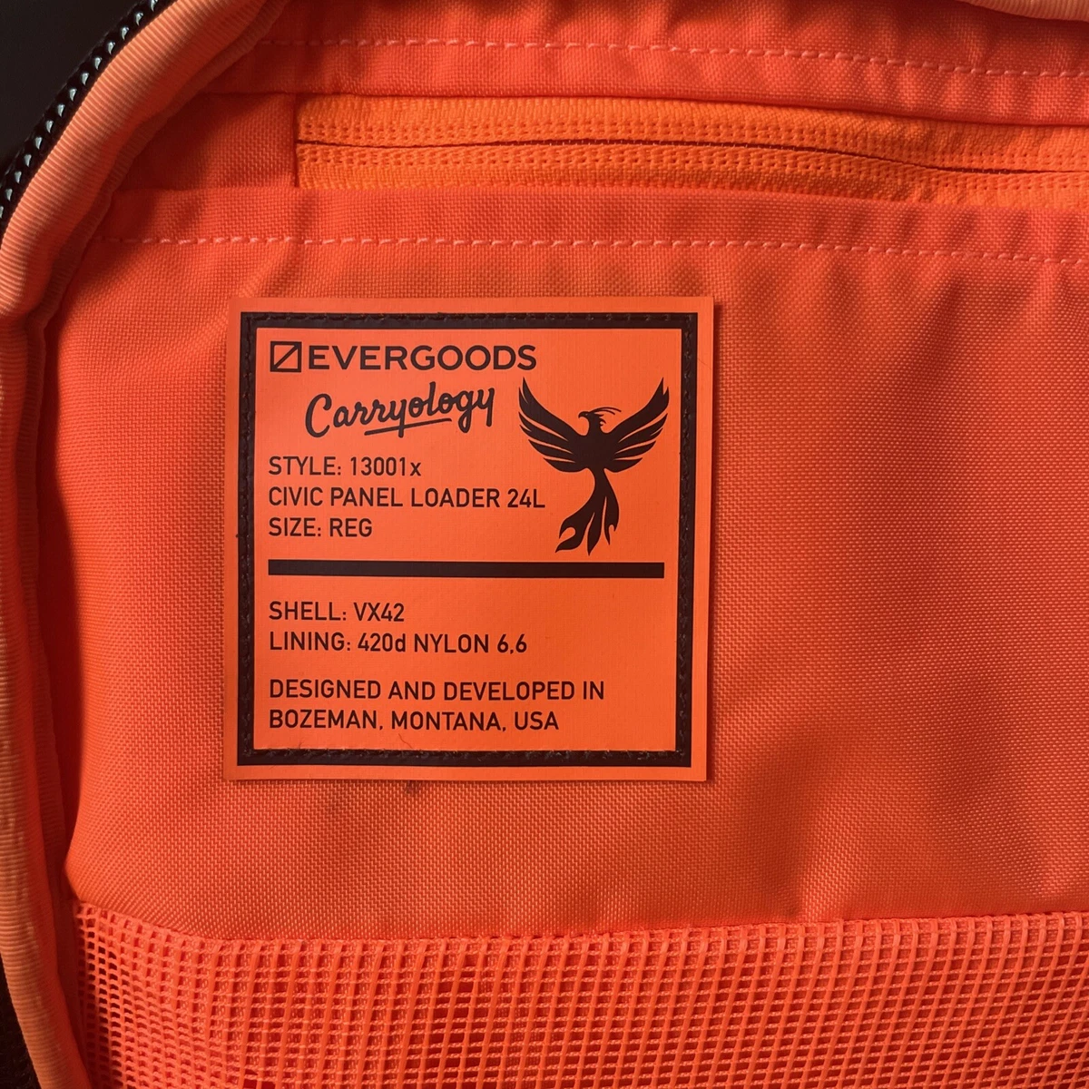 Evergoods x Carryology Phoenix Civic Panel Loader CPL24 bag travel