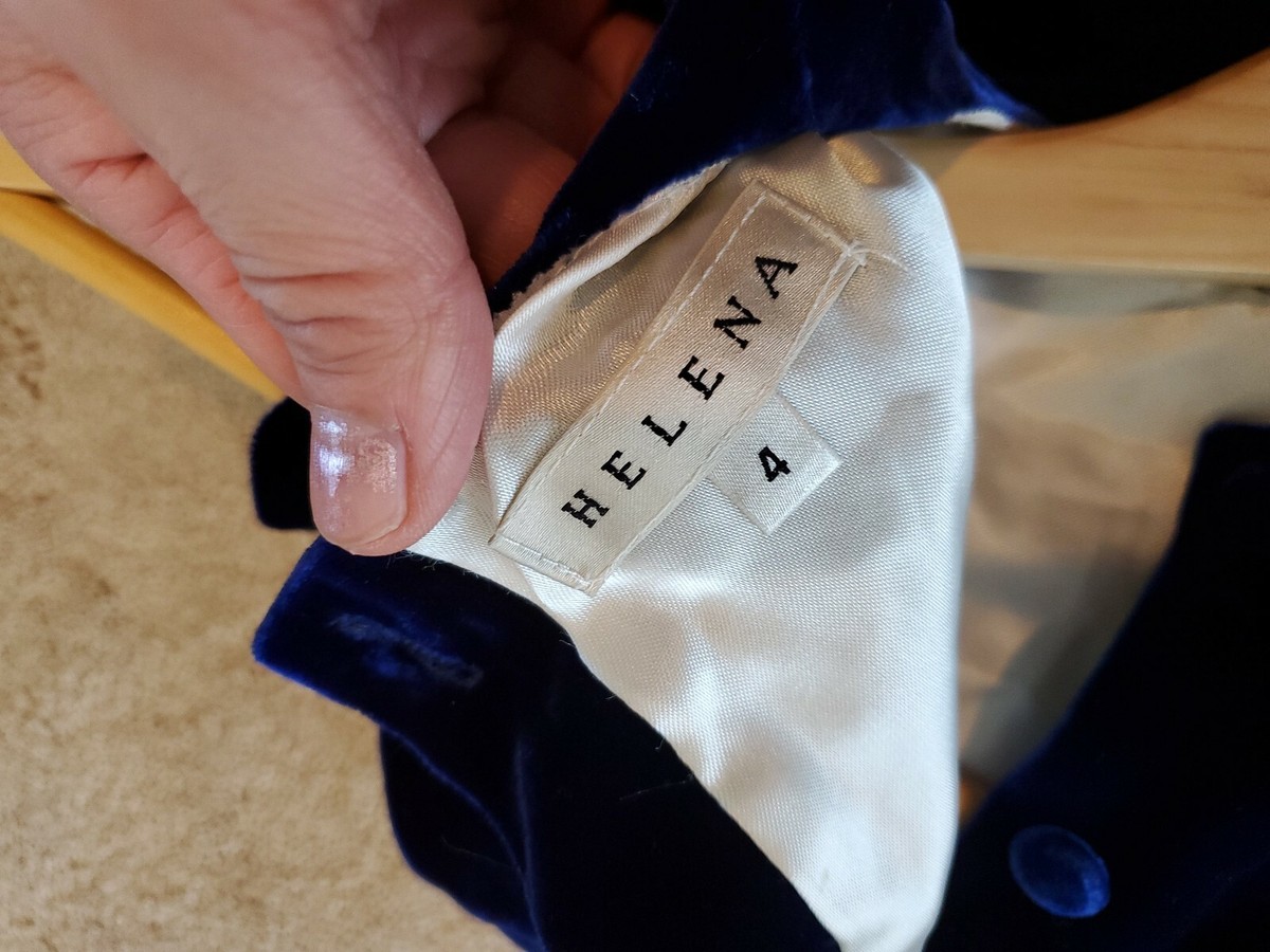 Neiman Marcus Helena Blue Velvet Hat Size M Neiman Marcus Hats - Etsy main image 2