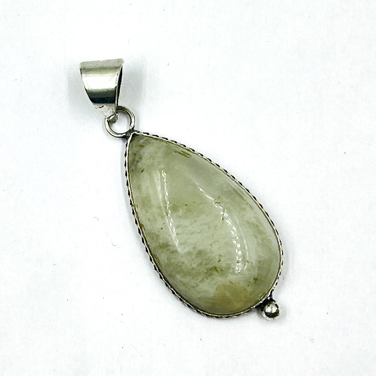 Moonstone Pendant In 92.5 Sterling Silver With Real Moonstone - Foto 4