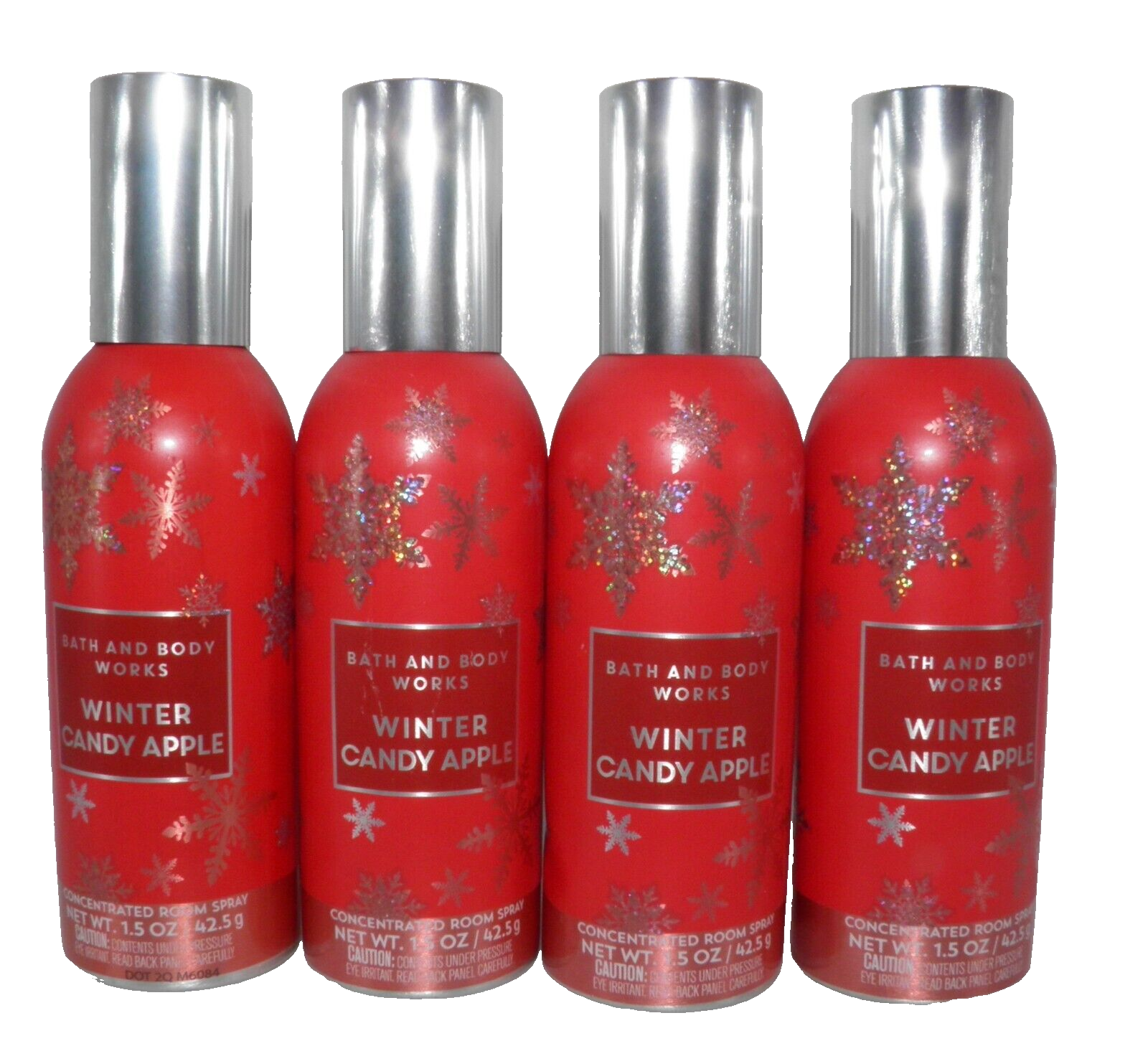 BATH & BODY WORKS Winter Candy Apple Room Spray 4-Pack Concentrated