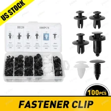 For Subaru 100Pcs Bumper Hood Clips Retainer Rivet Fastener Fender Push Pin US