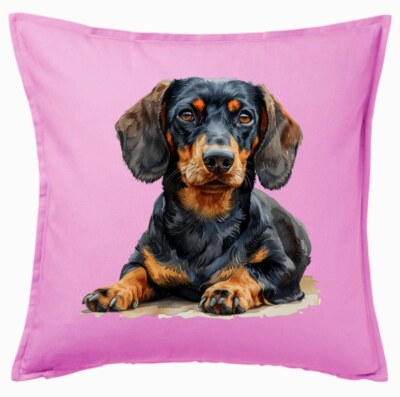Kissenbezug Pink Dackel Dachshund Teckel Jagdhund Jagt Dackelwelpe Dackel 402886