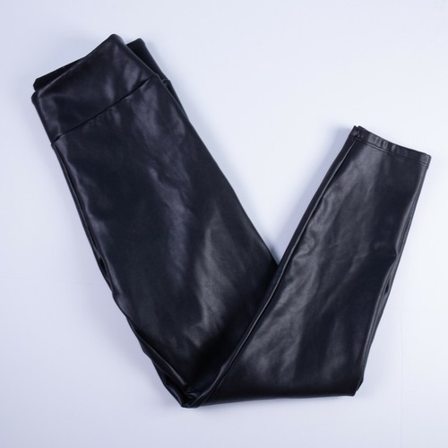 Black Faux Leather Legging Pants Size 