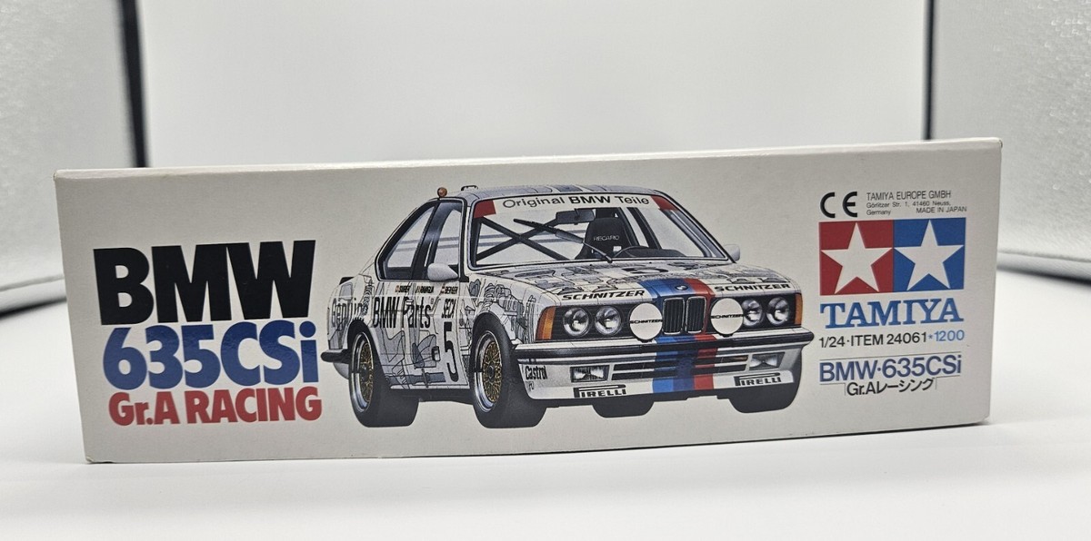 TAMIYA 1/24 BMW 635CSi Gr.A RACING SPORTS CAR SERIES NO.61 JAPAN