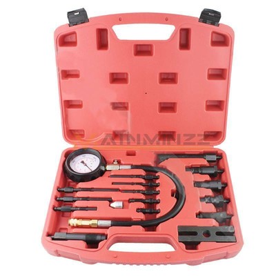 TU-15B Pressure Gauge   Engine Compression Tester Set Kit New #A6-35~