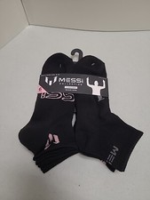 Messi Collection Cushioned Crew Socks 6 Pairs Men  s Size 6-12 New