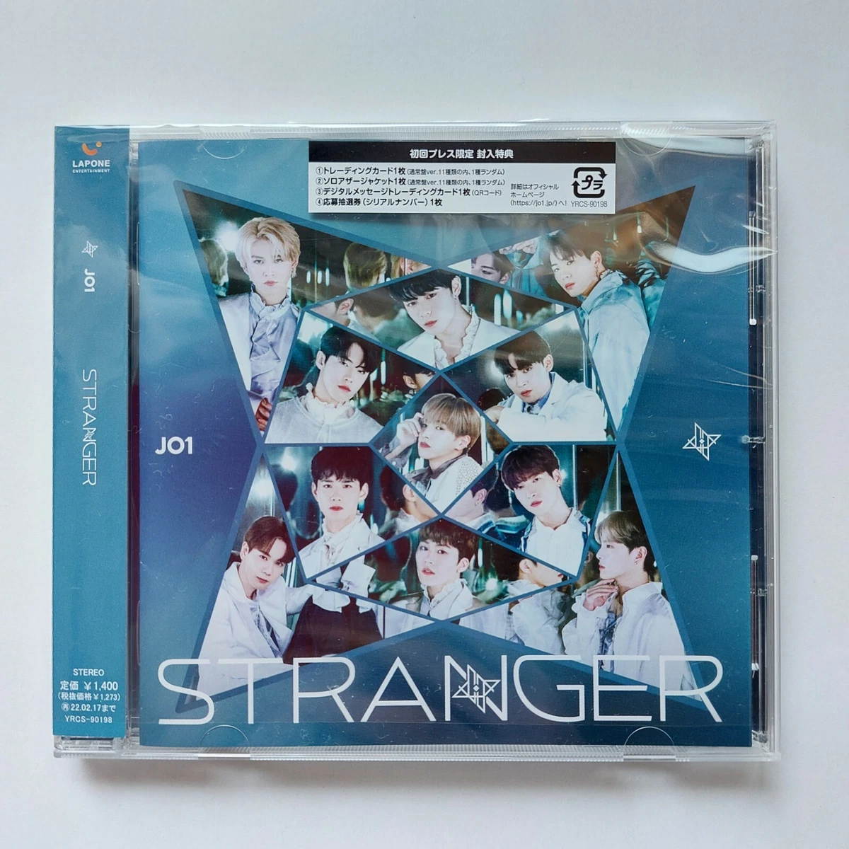 JO1 STRANGER Japan 4TH SINGLE Regular version member Photocard jacket set