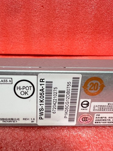 Supermicro Power Supply PWS-1K05A-1R Rackmount Long Power Supply 1000W - Afbeelding 2 van 4