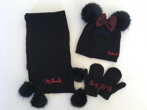 baby girl hat scarf and glove set