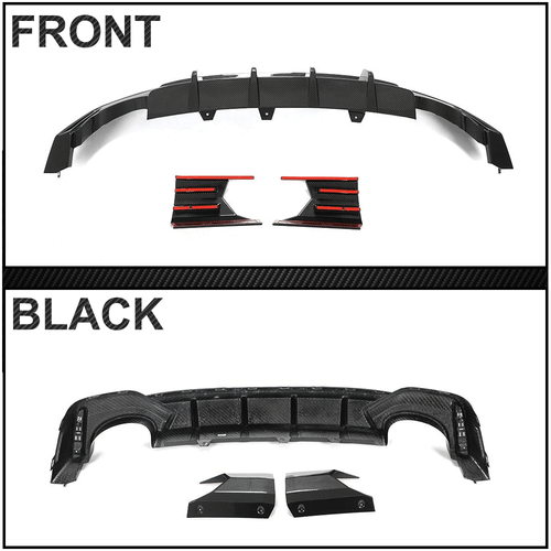 Difusor trasero de carbono DRY para Audi RS6 RS7 C8 Avant 19+ difusor parachoques labio - Imagen 15 de 21