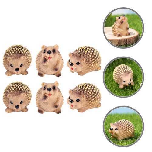 Figurine Mini Hérisson Artisanale - Décoration Jardin Et Maison, Environ 6,8 Cm - 11
