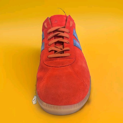 LUDWIG REITER Italian Handmade Suede Sneakers Orange Red Can't Beat This $ Anywh - 第 11/17 張圖片