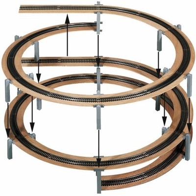 Noch 53001 Gleiswendel Grundkreis, 360 mm, 1-gleisig H0 + Neu