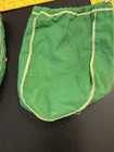 Crown Royal Royale Old Vintage Green Yellow Cloth Drawstring Bag Lot Five 5 Bags — photo 7