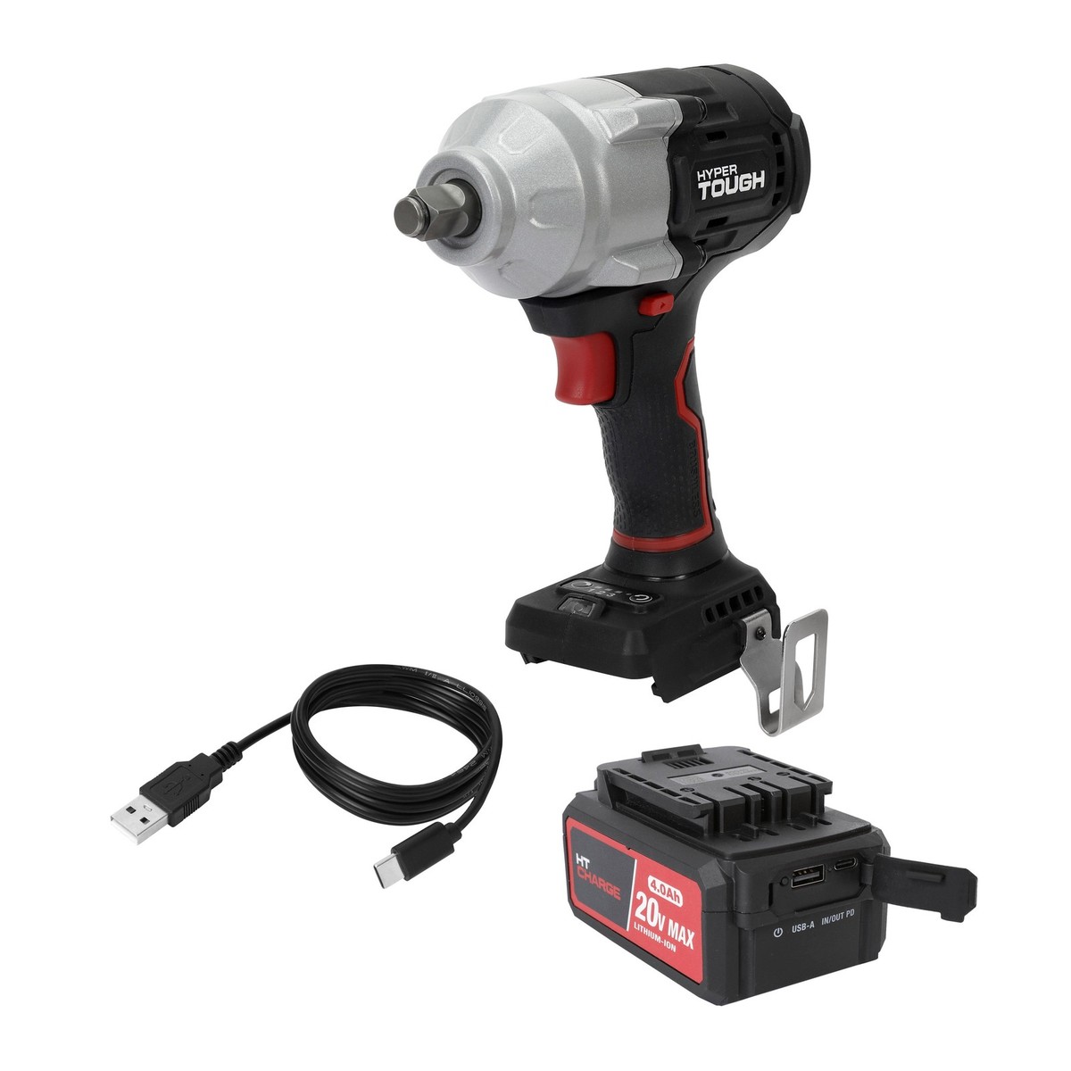 Hyper Tough 6082 20V Max Brushless 1/2-inch Mid-Torque Cordless