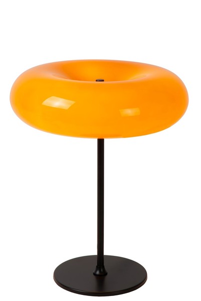 Tischleuchte Schlafzimmer Glas Schwarz G9 H:37 Cm Tischlampe Wohnzimmer-image