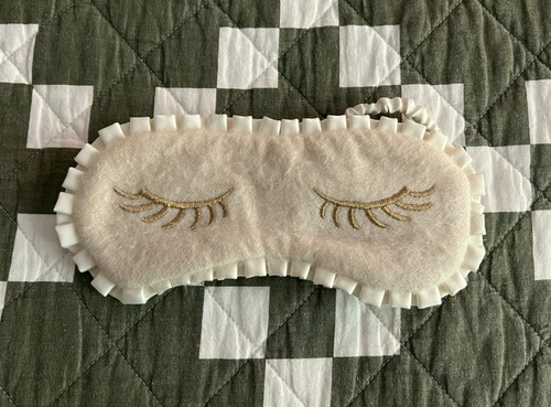 Bath & Body Works Rare Lambie Sleep Mask for Holiday 2012 - Y2K Gold Accents