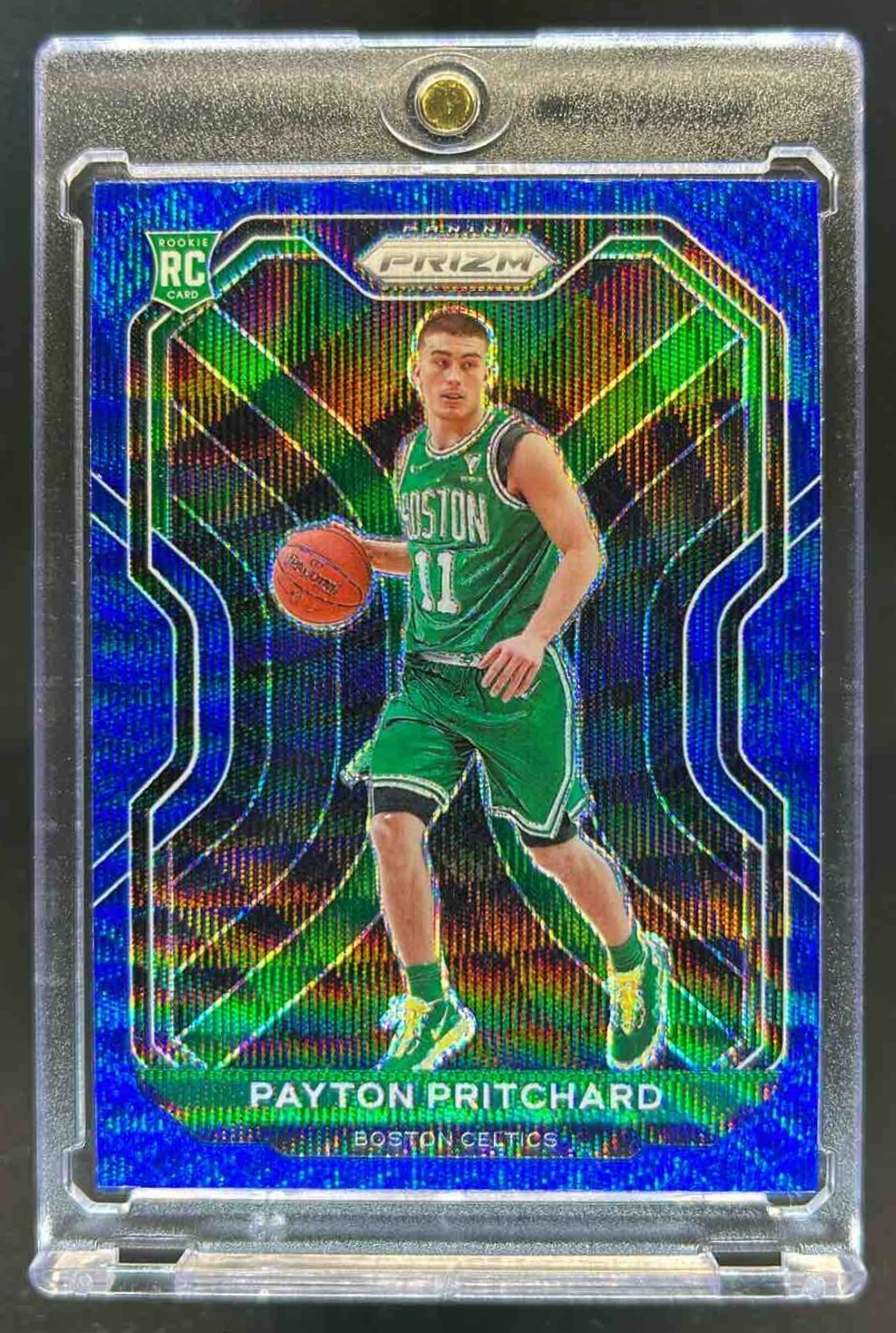 2020-21 Prizm Payton Pritchard RC Blue Wave Prizm Rookie #257 Celtics