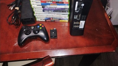 Xbox 360 Slim 500GB Console Bundle Controller 13 Games Tested and Working