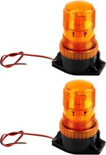 Amber 6w Strobe Beacon Light 12-30v Ip65 Waterproof For School Bus Truck Safety