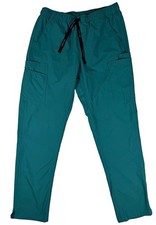 Carhartt Force Unisex Scrub Pants Size L Green Polyester Drawstring C51213 NWOT