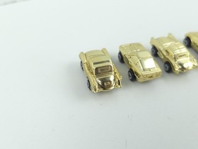 1989 Galoob Micro Machines Gold Mail Away Complete Corvette 5 Piece Set 