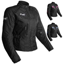 HWK Stunt Motorcycle Jacket for Women Women's Motorcycle Jacket with CE Armor