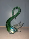 Beautiful Vintage Murano Glass Duck. Hand Blown. Vivid Colors