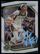 2025 Panini Prizm WNBA #110 Zia Cooke Silver Prizms Signed Card Auto IP