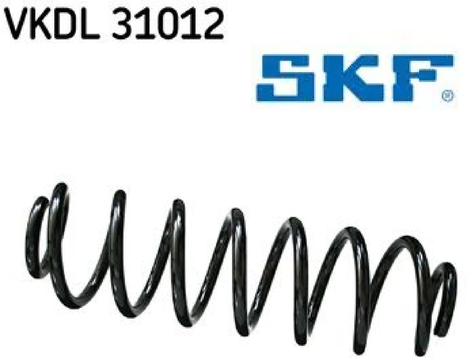 Skf Fahrwerksfeder Hinterachse Vkdl 31012 Für Skoda Vag - Bild 2