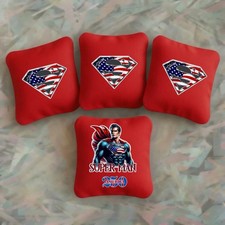 SUPERMAN - 250TH - PRO CORNHOLE BAGS - 4 BAGS