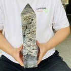 Natural Sphalerite ore Quartz Obelisk Quartz Crystal Reiki Healing 4040g — photo 1