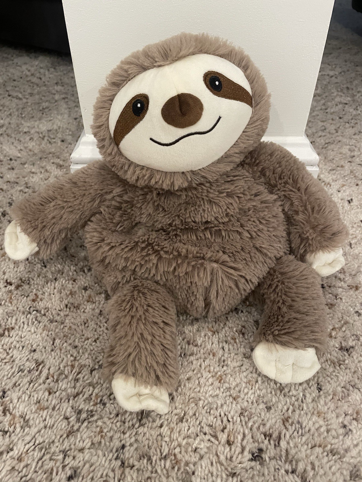 WARMIES Cozy Sloth Plush Heatable Lavender Scented Stuffed Animal 13