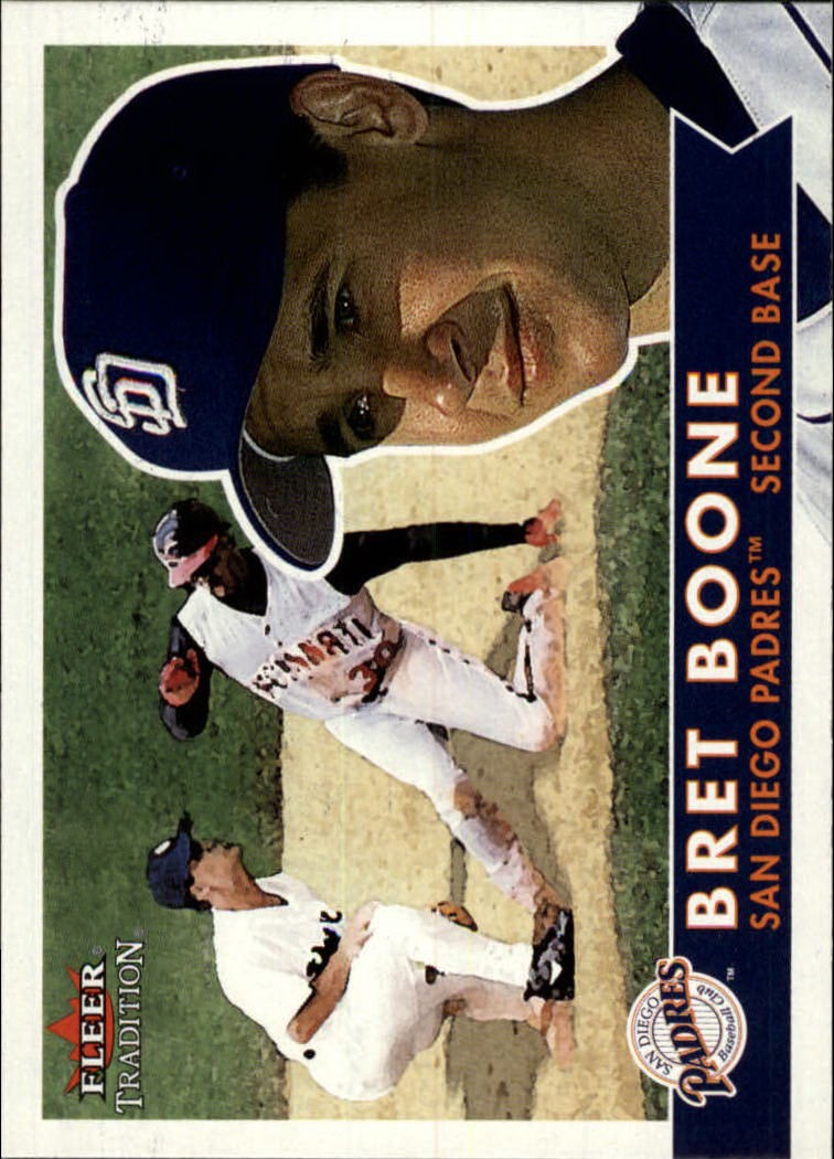 2001 Fleer Tradition Baseball Card #291 Bret Boone