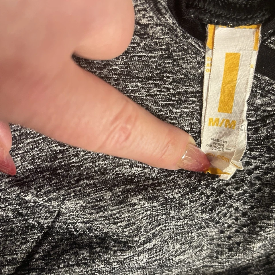 Pulôver LUCY Sweat It Out com capuz asfalto preto urze top ioga feminino tamanho M - Imagem 3 de 4