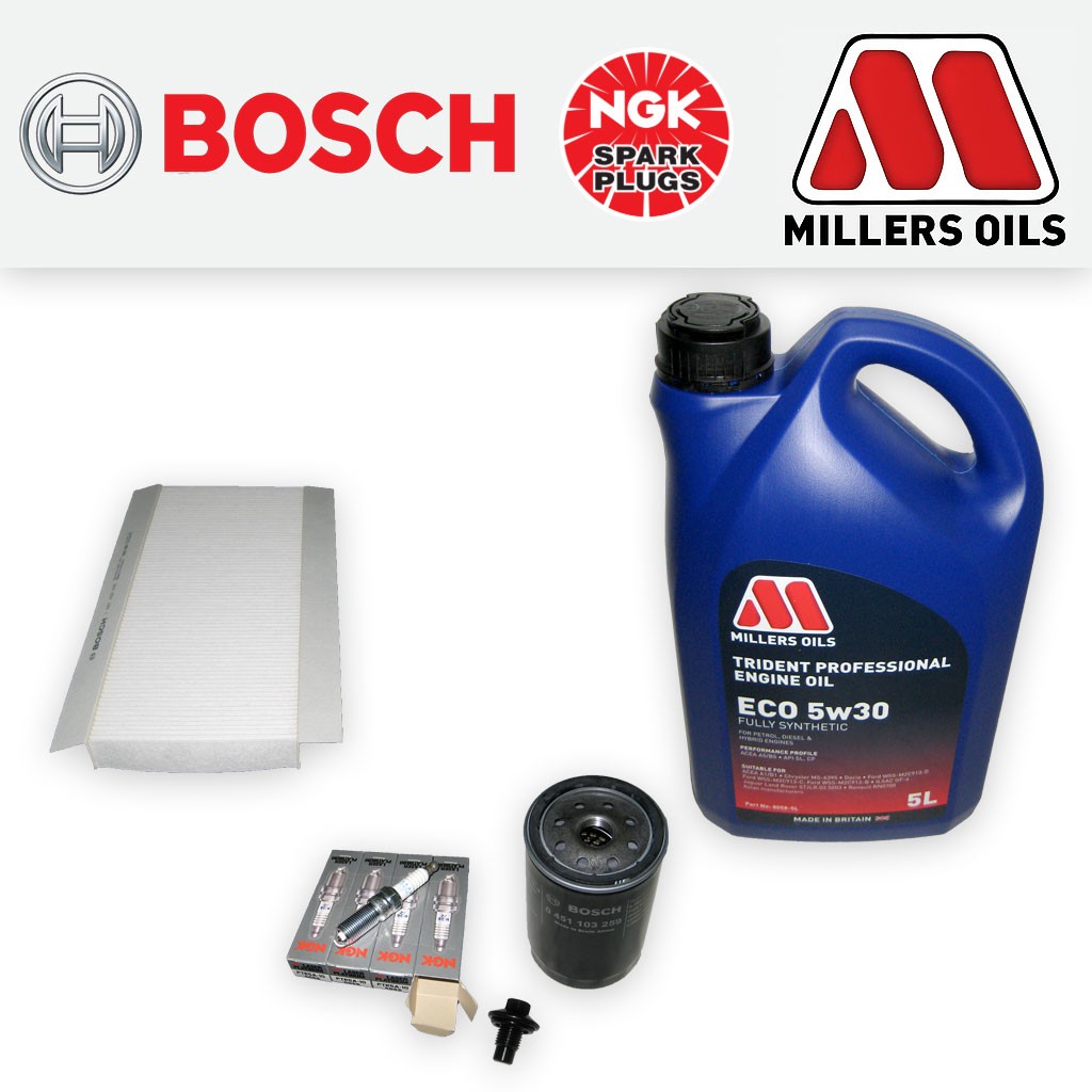 SERVICE KIT for FORD PUMA 1.6 1.7 OIL CABIN FILTERS PLUGS +LL OIL (1997-2002)