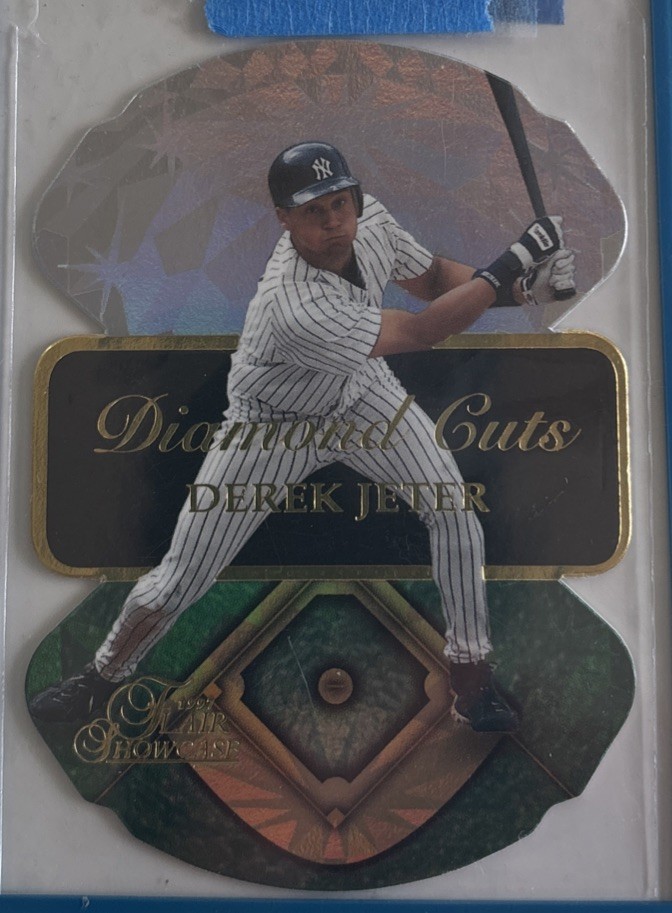 1997 Flair Showcase Diamond Cuts Die Cut #13 Derek Jeter Yankees HOF