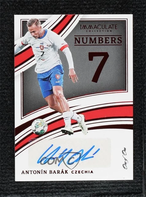 2022-23 Panini Immaculate Numbers Signatures Ruby 1/1 Antonin Barak #IN-ABK Auto